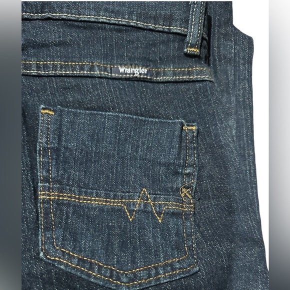 Wrangler Authentics-Boys Five pocket Jeans size 14 Regular Drk Wash ZBSCBM2 - Picture 6 of 10
